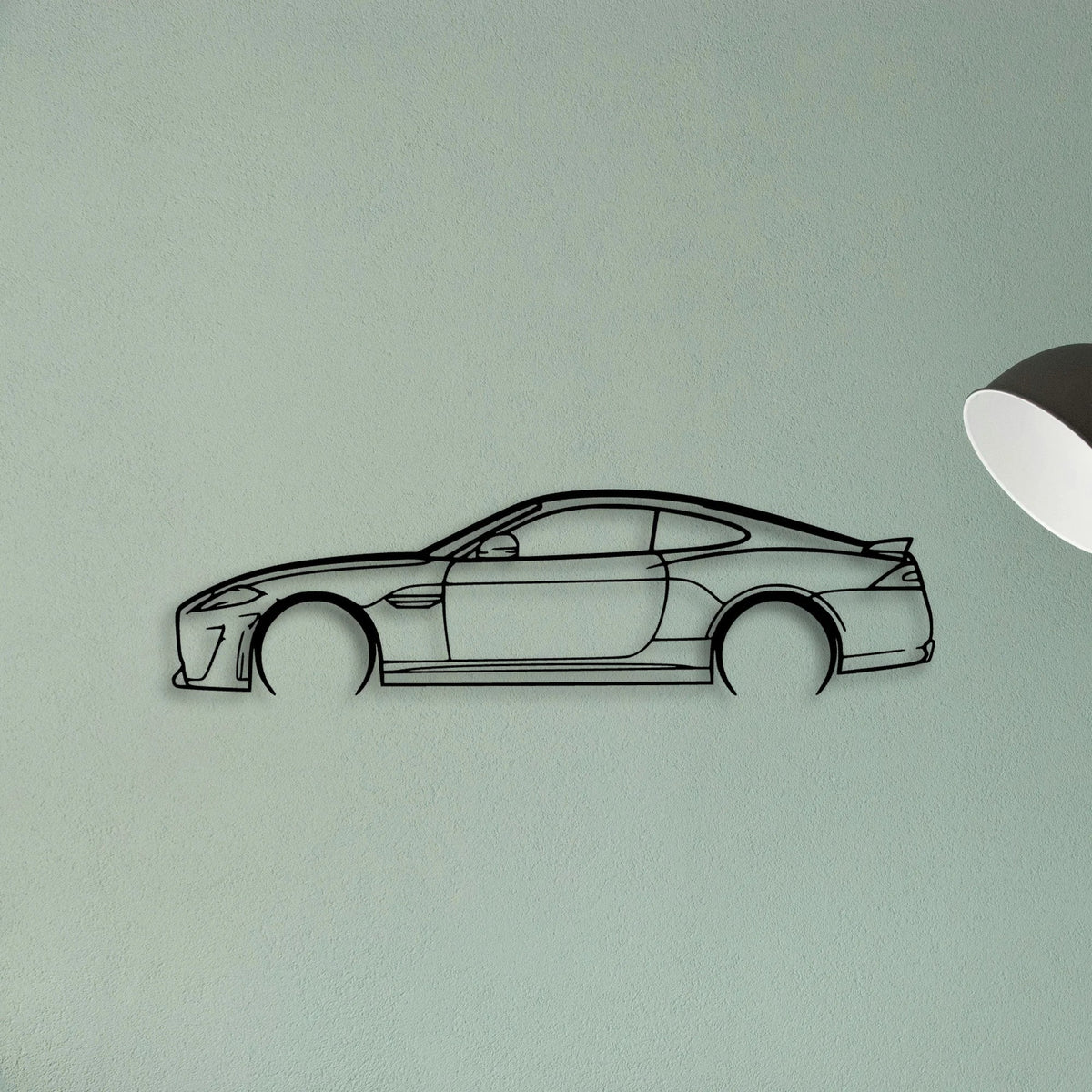XKRS 2 Classic Silhouette Metal Wall Art - Tinvibe