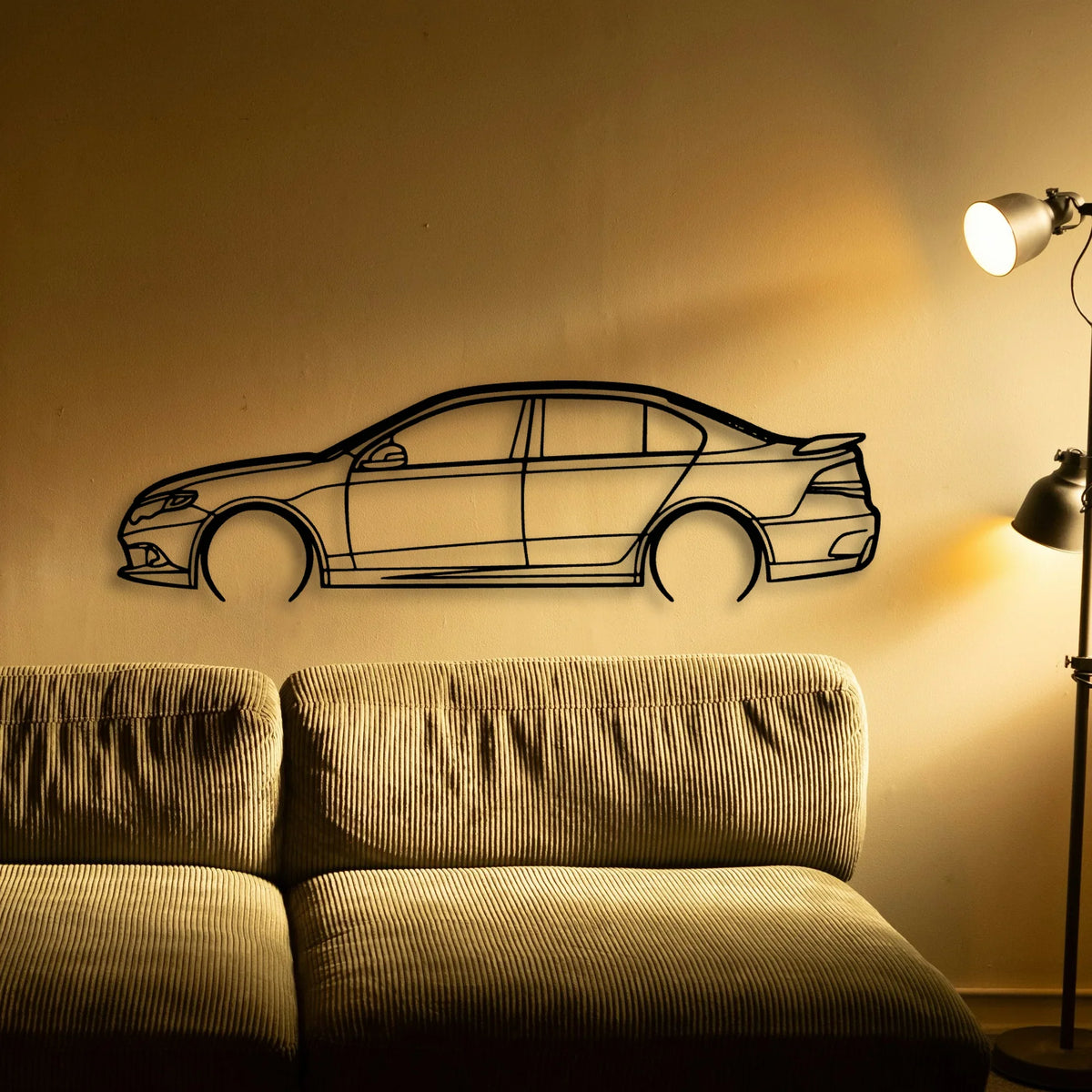 XR50 Turbo 2010 Classic Silhouette Metal Wall Art - Tinvibe