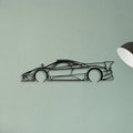 Zonda R EVO Classic Silhouette Metal Wall Art - Tinvibe