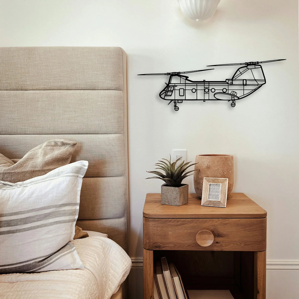 A Star Ba 2 Classic Aircraft Silhouette Metal Wall Art - Tinvibe