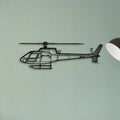 A Star Ba Classic Aircraft Silhouette Metal Wall Art - Tinvibe