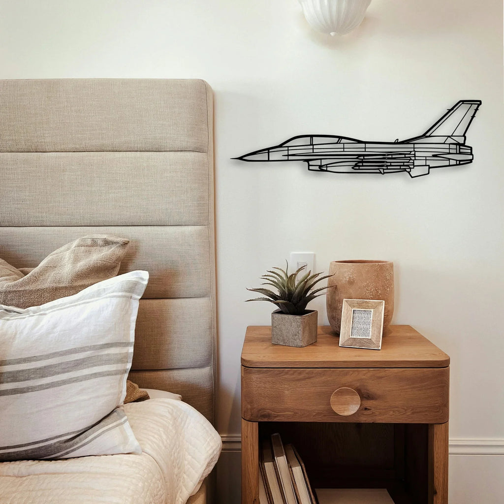 A185F Float Classic Aircraft Silhouette Metal Wall Art - Tinvibe