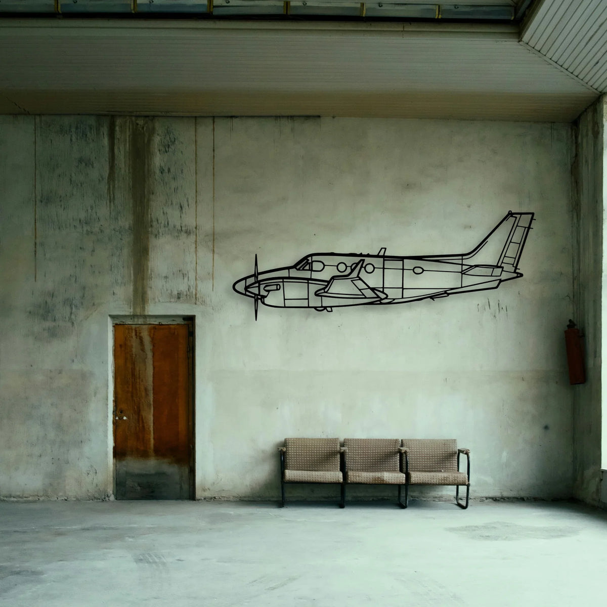 A320 CFM56 2 Classic Aircraft Silhouette Metal Wall Art - Tinvibe