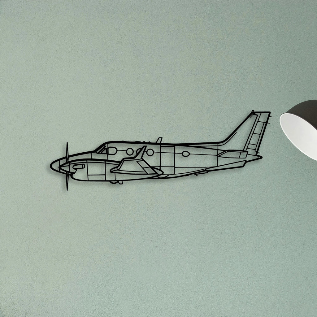 A320 CFM56 2 Classic Aircraft Silhouette Metal Wall Art - Tinvibe