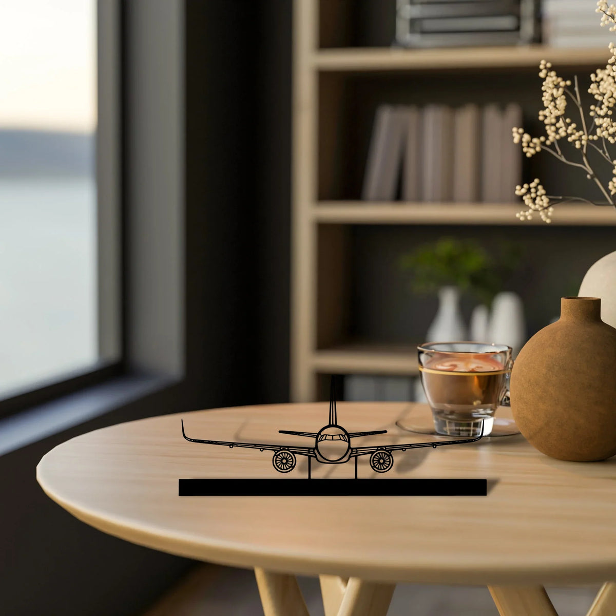a321-2 Silhouette Metal Art Stand - Tinvibe