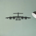 A400M Atlas 2 Classic Aircraft Silhouette Metal Wall Art - Tinvibe