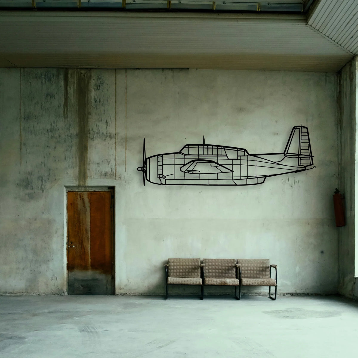 A400M Atlas Classic Aircraft Silhouette Metal Wall Art - Tinvibe