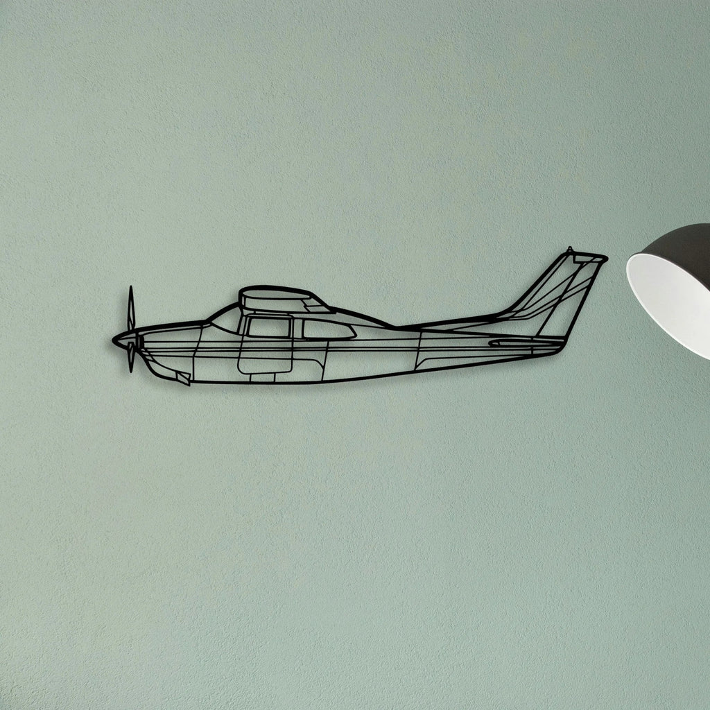 AC 130J Ghostrider 3 Classic Aircraft Silhouette Metal Wall Art - Tinvibe