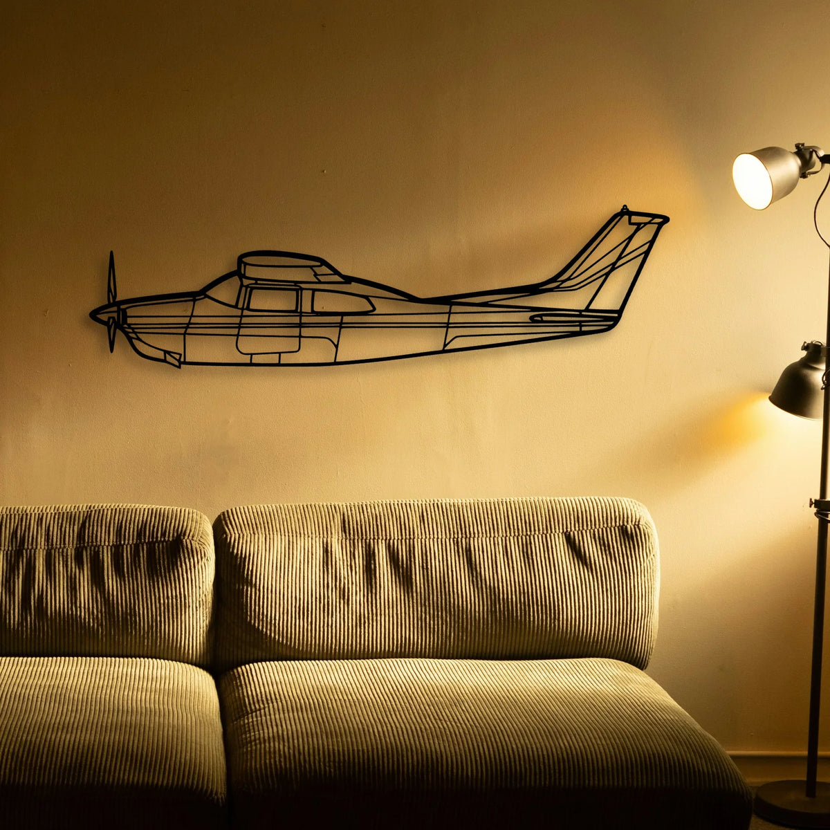 AC 130J Ghostrider 3 Classic Aircraft Silhouette Metal Wall Art - Tinvibe