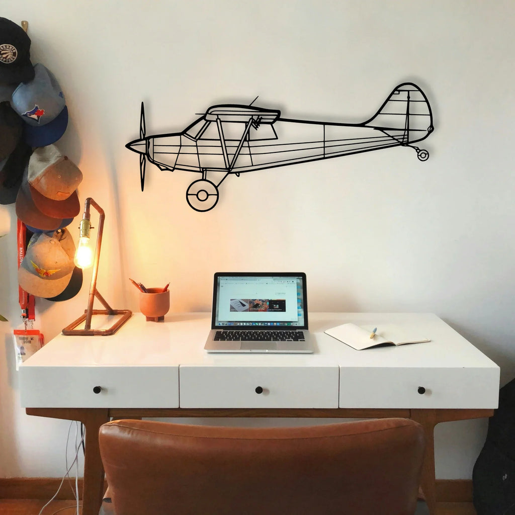 As 350 B3 Classic Aircraft Silhouette Metal Wall Art - Tinvibe