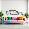 Audi RS5 Classic Silhouette Metal Wall Art - Tinvibe