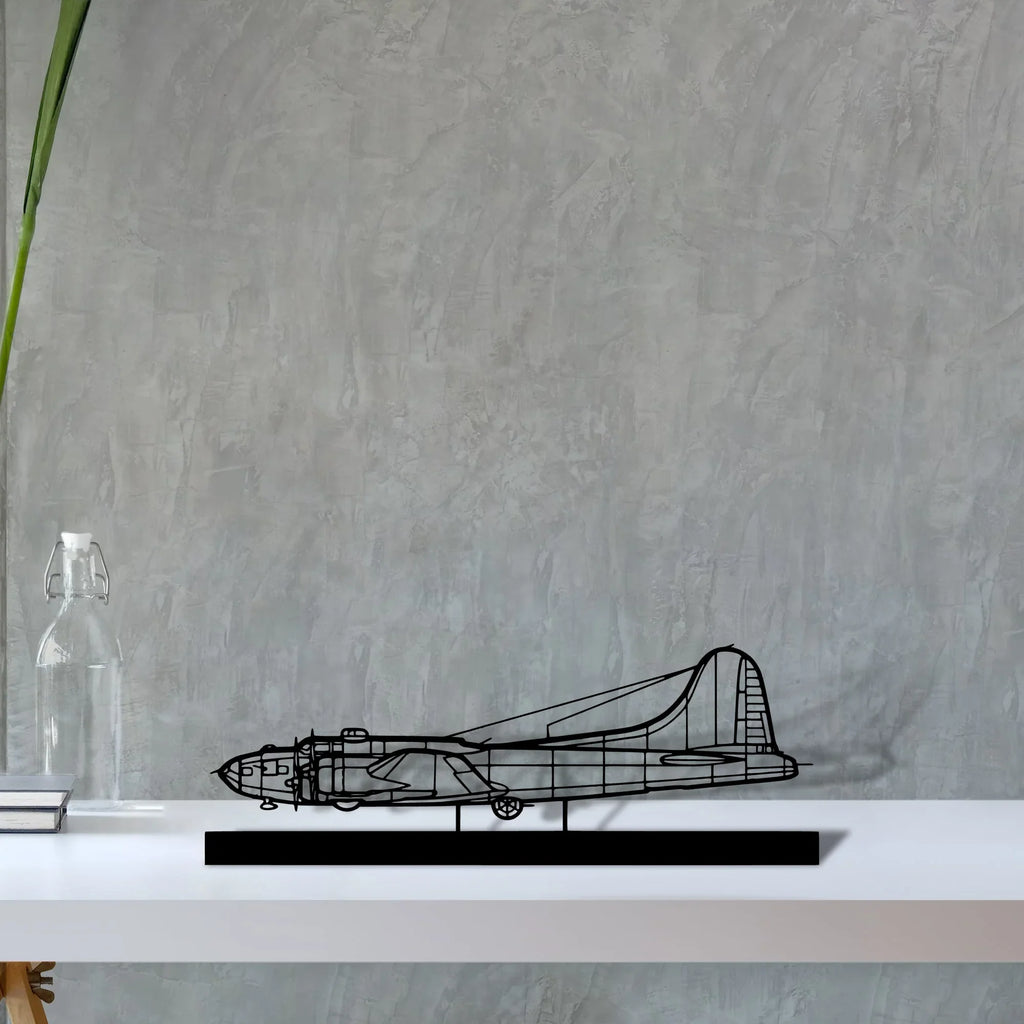 b-17 Silhouette Metal Art Stand - Tinvibe