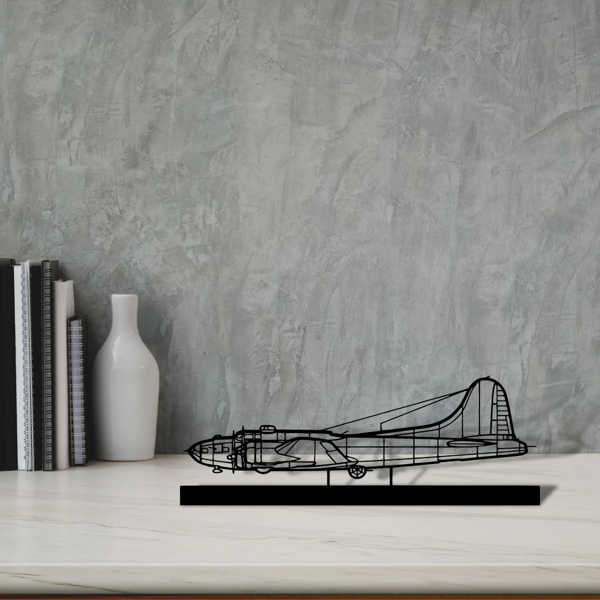 b-17 Silhouette Metal Art Stand - Tinvibe