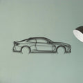 BMW M4 CSL Classic Silhouette Metal Wall Art - Tinvibe