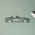 BMW Z4M Roadster Classic Silhouette Metal Wall Art - Tinvibe