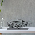 c1-1960 Silhouette Metal Art Stand - Tinvibe