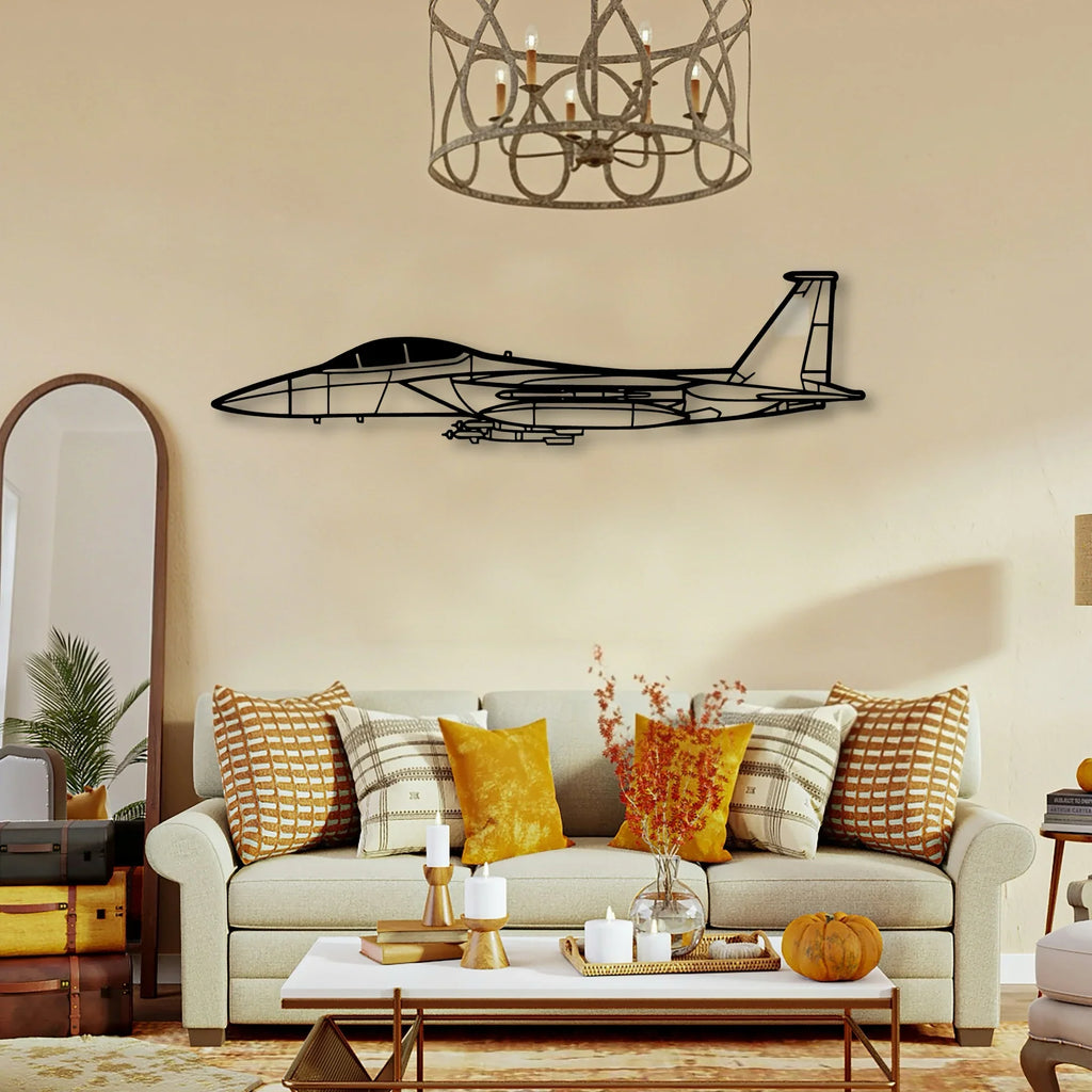 C182 Classic Aircraft Silhouette Metal Wall Art - Tinvibe