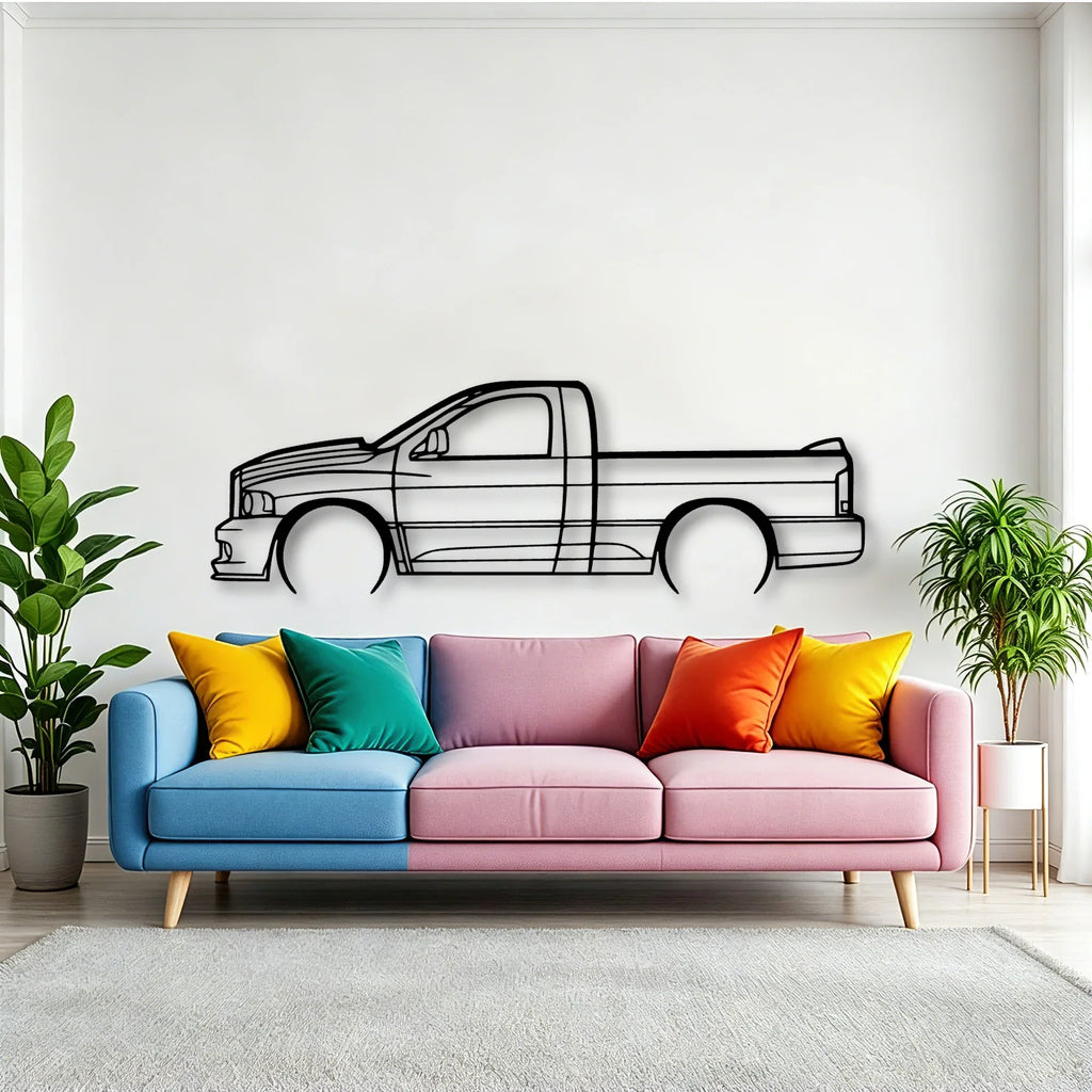 C Classic Silhouette Metal Wall Art - Tinvibe