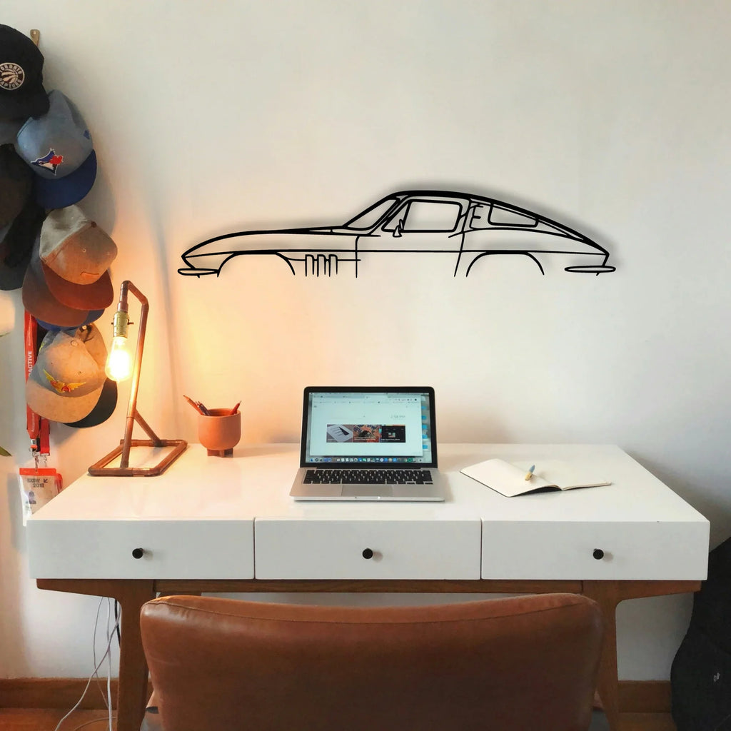 C2 Classic Silhouette Metal Wall Art - Tinvibe