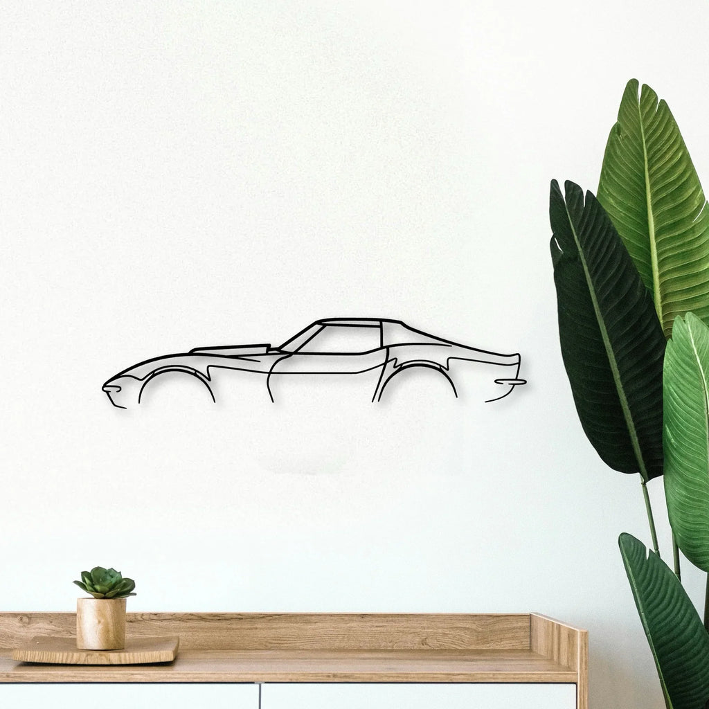 C3 L88 Classic Silhouette Metal Wall Art - Tinvibe