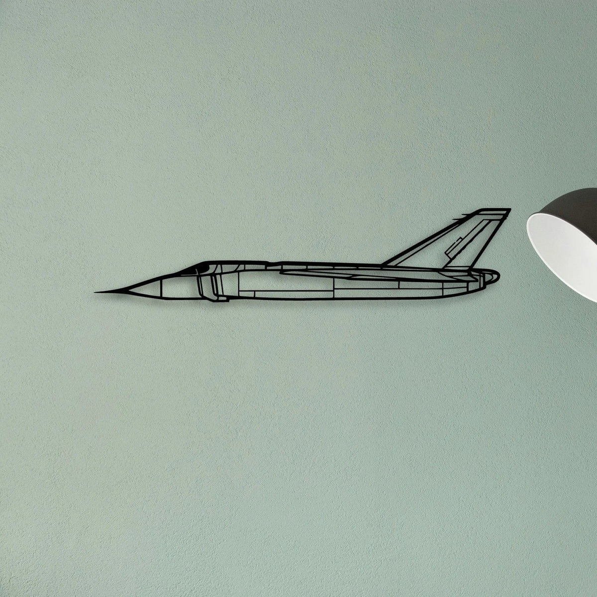 Cf 105 Arrow 3 Classic Aircraft Silhouette Metal Wall Art - Tinvibe