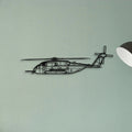 Ch 53E Super Stallion Classic Aircraft Silhouette Metal Wall Art - Tinvibe