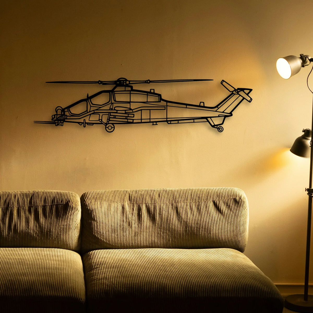 Ch 53K King Stallion Classic Aircraft Silhouette Metal Wall Art - Tinvibe