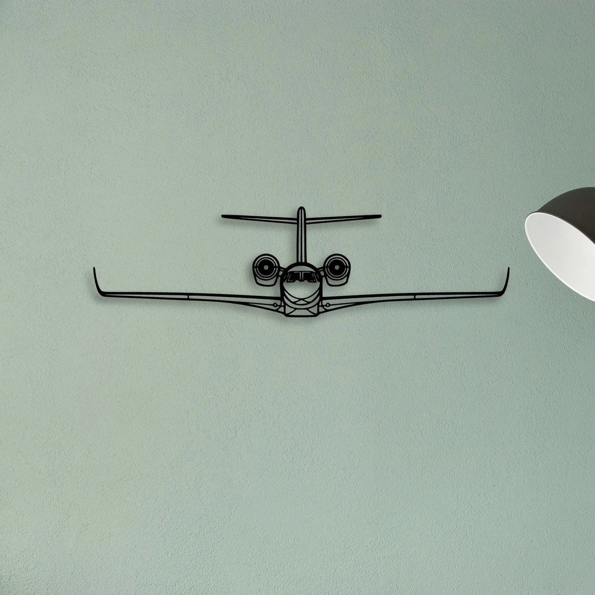 Citation X Classic Aircraft Silhouette Metal Wall Art - Tinvibe