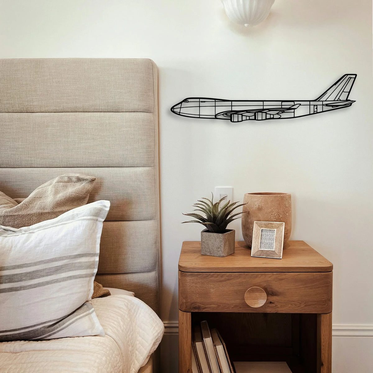 Douglas F 4D Classic Aircraft Silhouette Metal Wall Art - Tinvibe