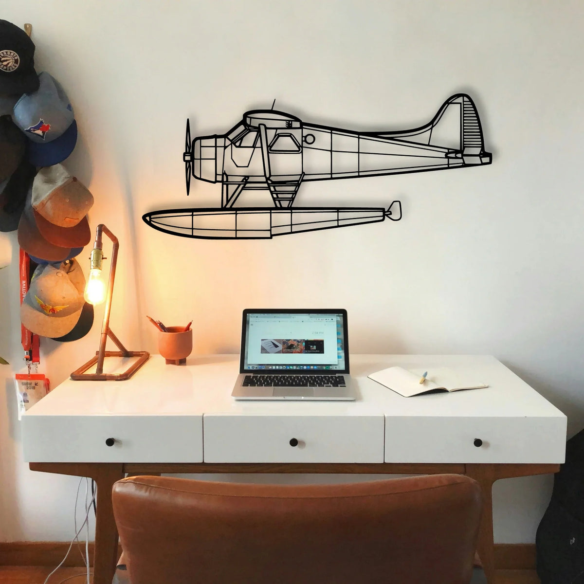 Douglas Md 11 Classic Aircraft Silhouette Metal Wall Art - Tinvibe