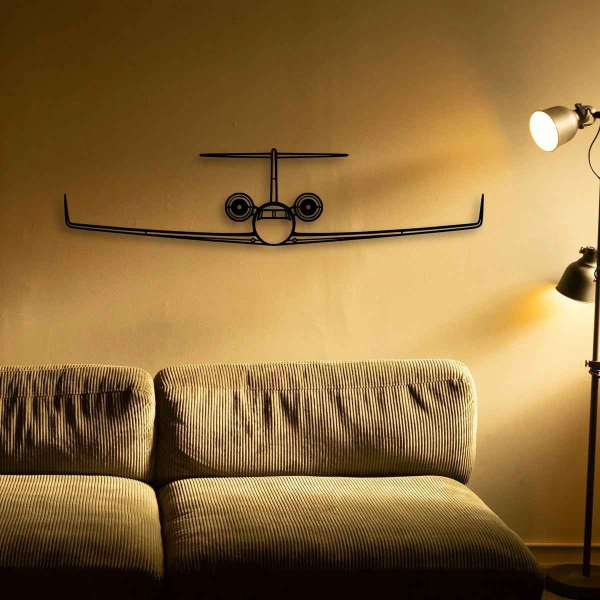 E 2C Hawkeye Classic Aircraft Silhouette Metal Wall Art - Tinvibe
