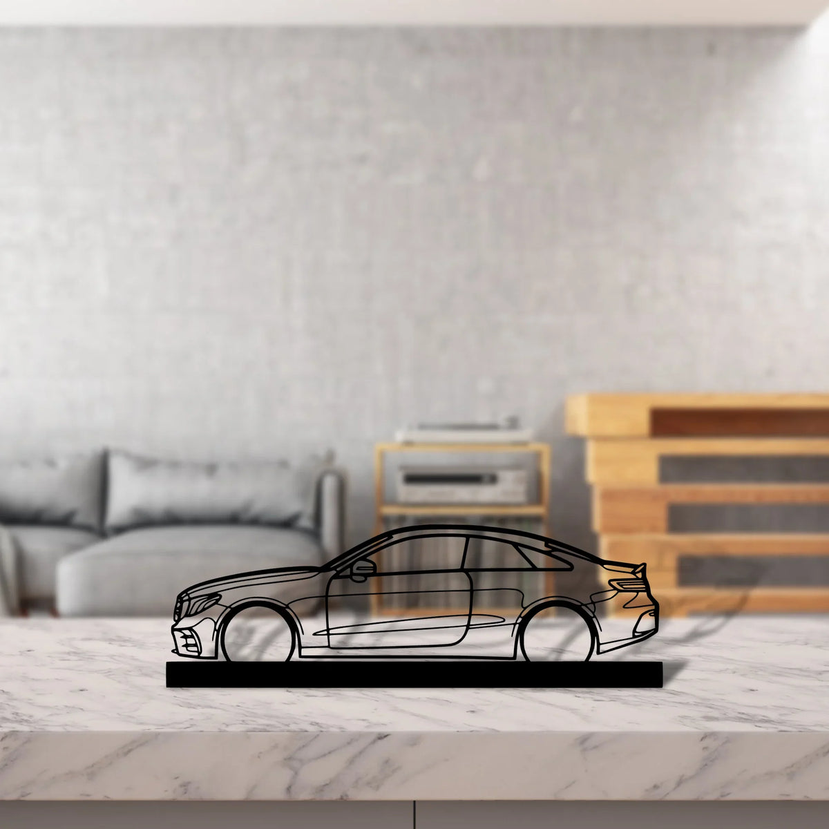 e53-amg-coupe Silhouette Metal Art Stand - Tinvibe