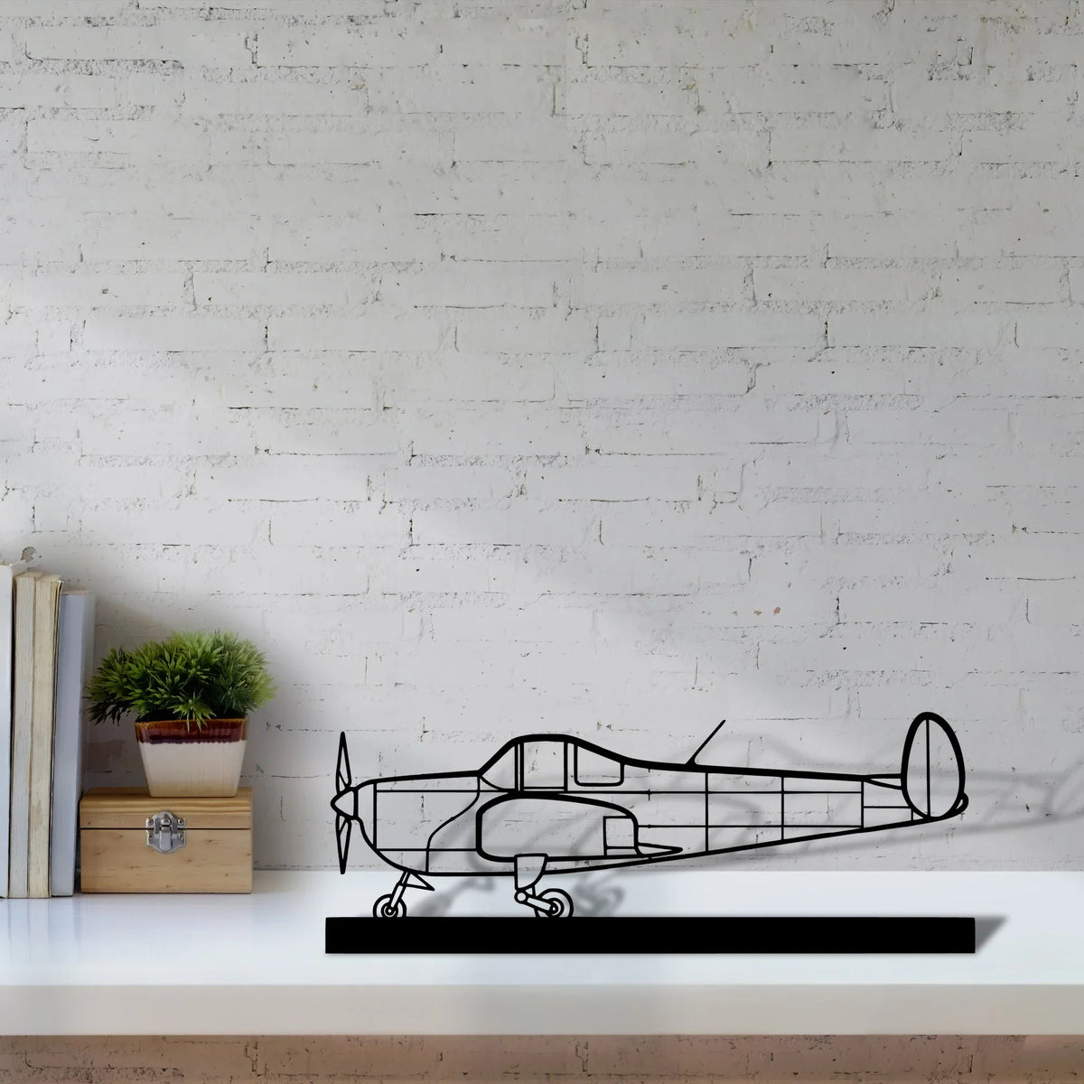 ercoupe-415-c Silhouette Metal Art Stand - Tinvibe
