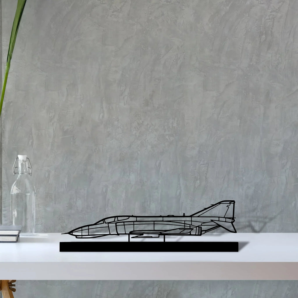 f-4-phantom-2 Silhouette Metal Art Stand - Tinvibe