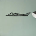 F117 Nighthawk Classic Aircraft Silhouette Metal Wall Art - Tinvibe