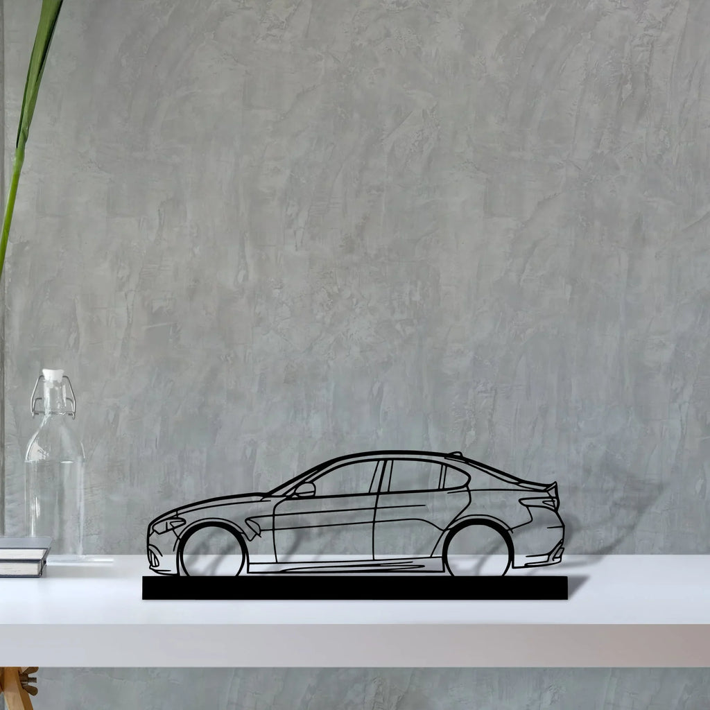 giulia Silhouette Metal Art Stand - Tinvibe