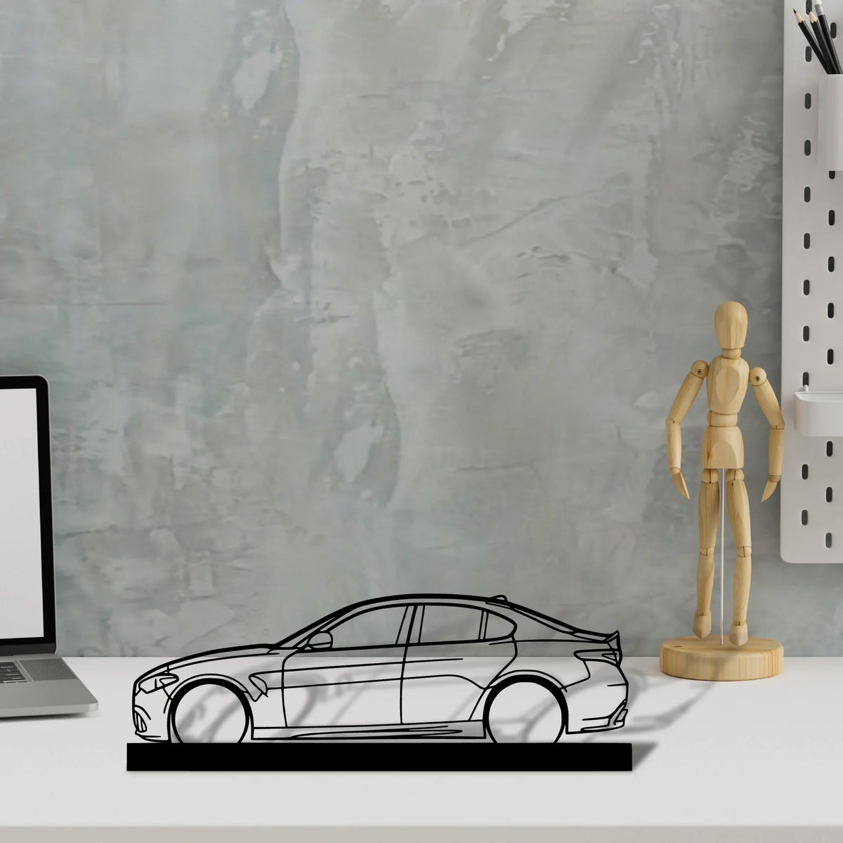 giulia Silhouette Metal Art Stand - Tinvibe