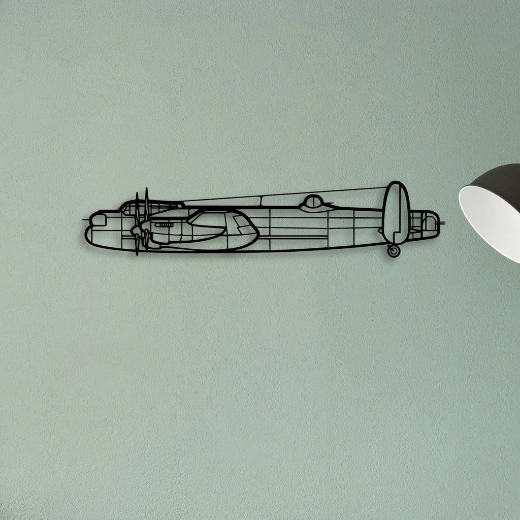 Global 7500 Classic Aircraft Silhouette Metal Wall Art - Tinvibe