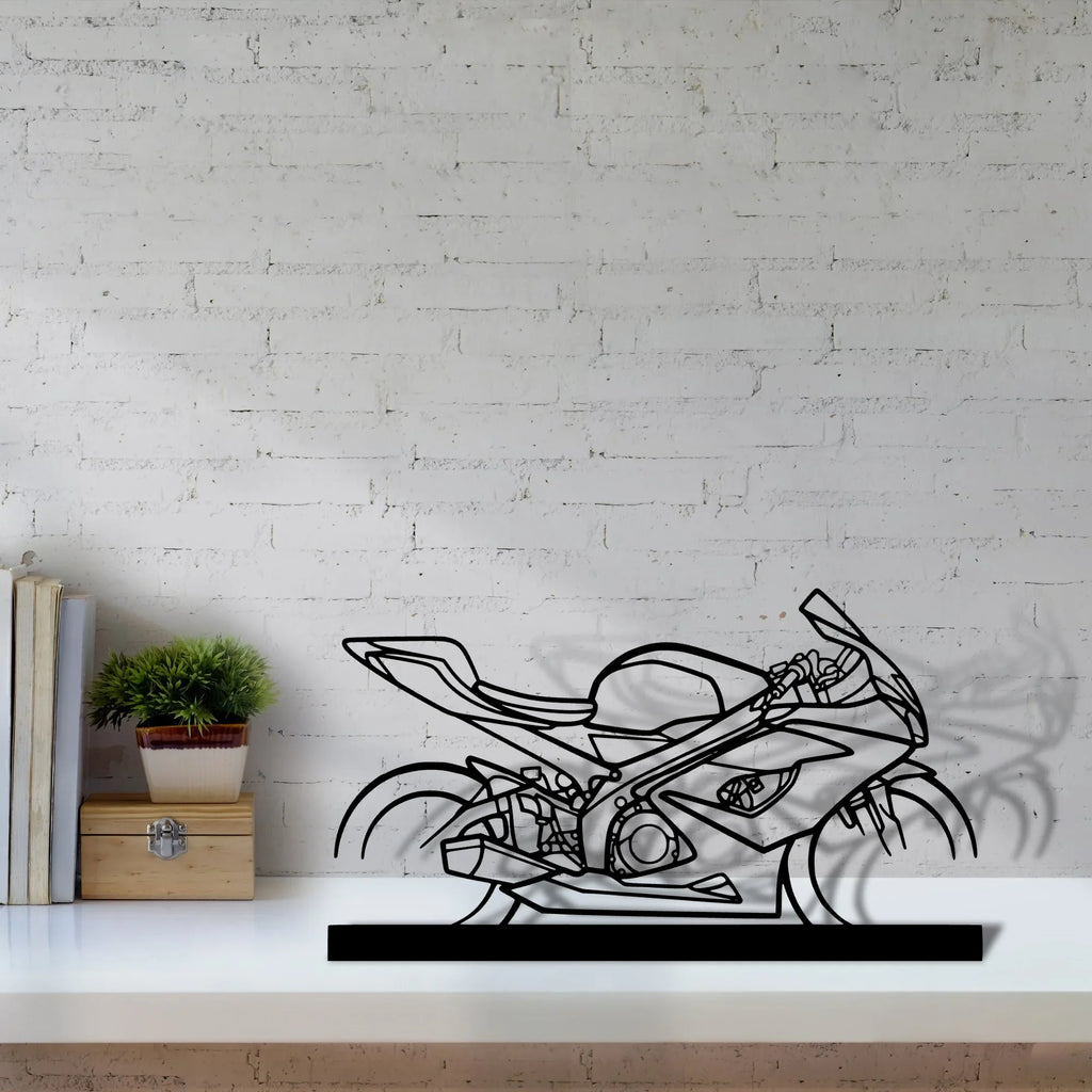 gsx-r-1000 Silhouette Metal Art Stand - Tinvibe