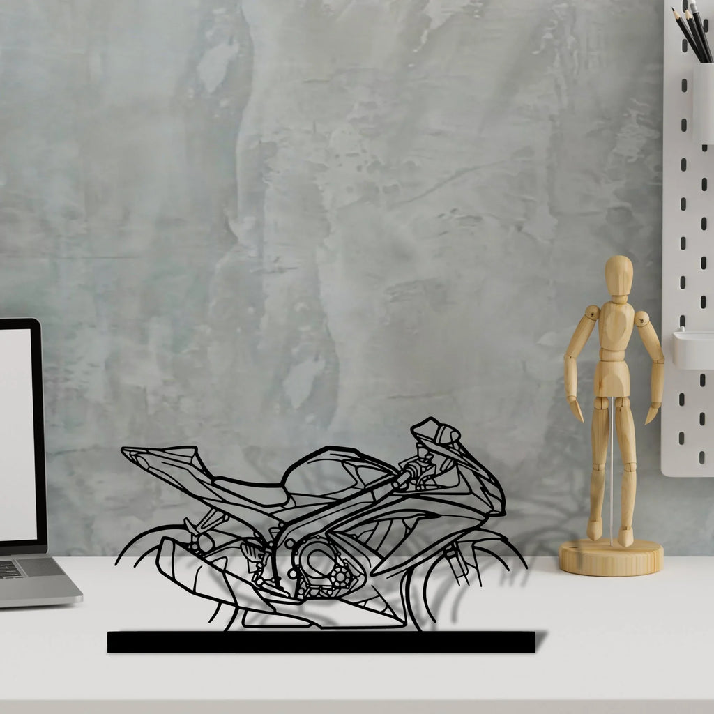 gsx-r-2 Silhouette Metal Art Stand - Tinvibe