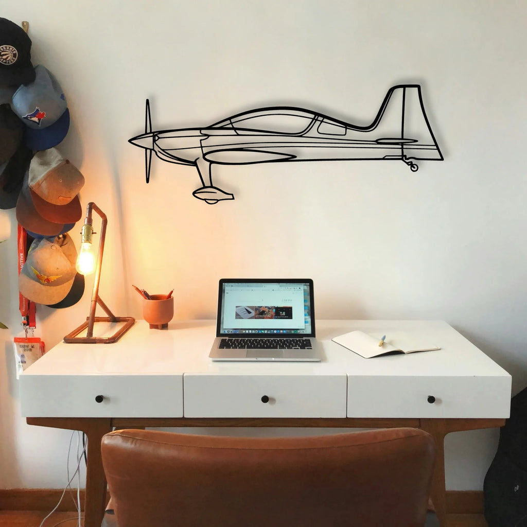 Harrier GR7 Classic Aircraft Silhouette Metal Wall Art - Tinvibe