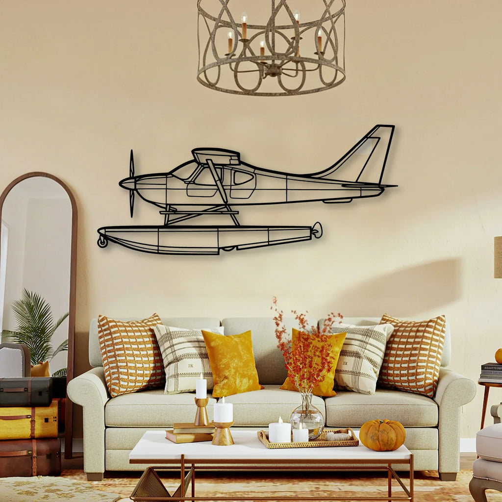 Hh 60 Pave Hawk Classic Aircraft Silhouette Metal Wall Art - Tinvibe