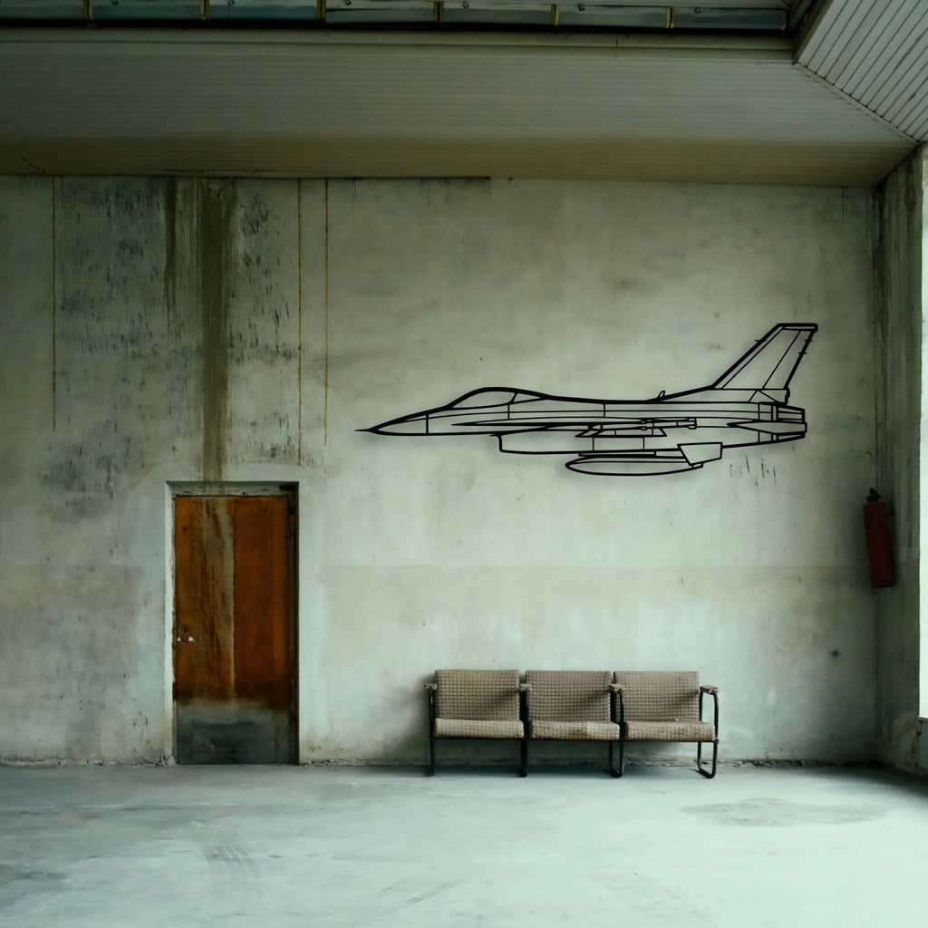 Jn 4A Classic Aircraft Silhouette Metal Wall Art - Tinvibe