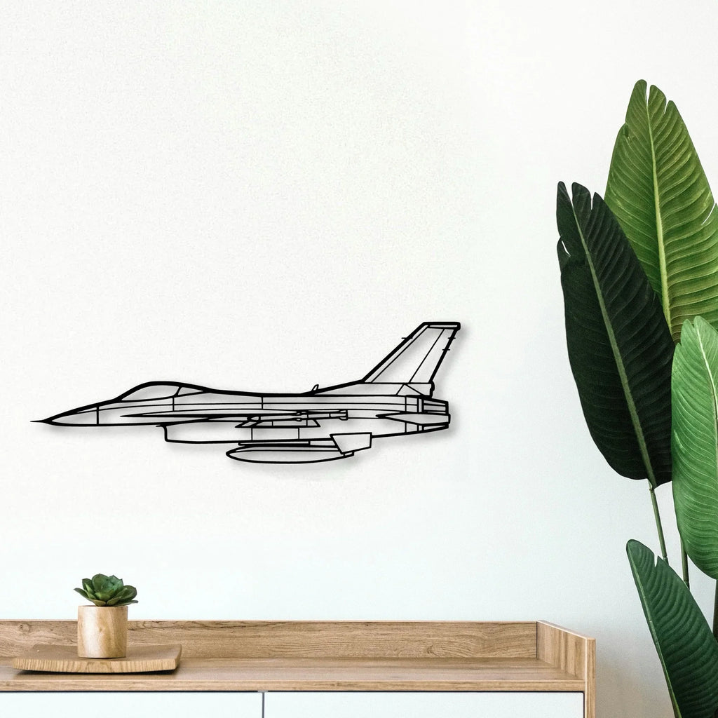 Jn 4A Classic Aircraft Silhouette Metal Wall Art - Tinvibe