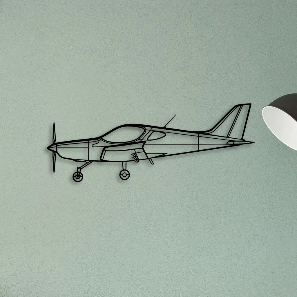 King Air C90A Classic Aircraft Silhouette Metal Wall Art - Tinvibe