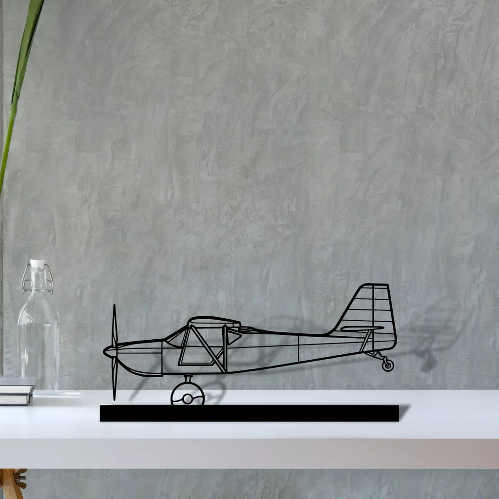 kitfox-5-2 Silhouette Metal Art Stand - Tinvibe