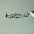 Lancair Iv P 2 Classic Aircraft Silhouette Metal Wall Art - Tinvibe