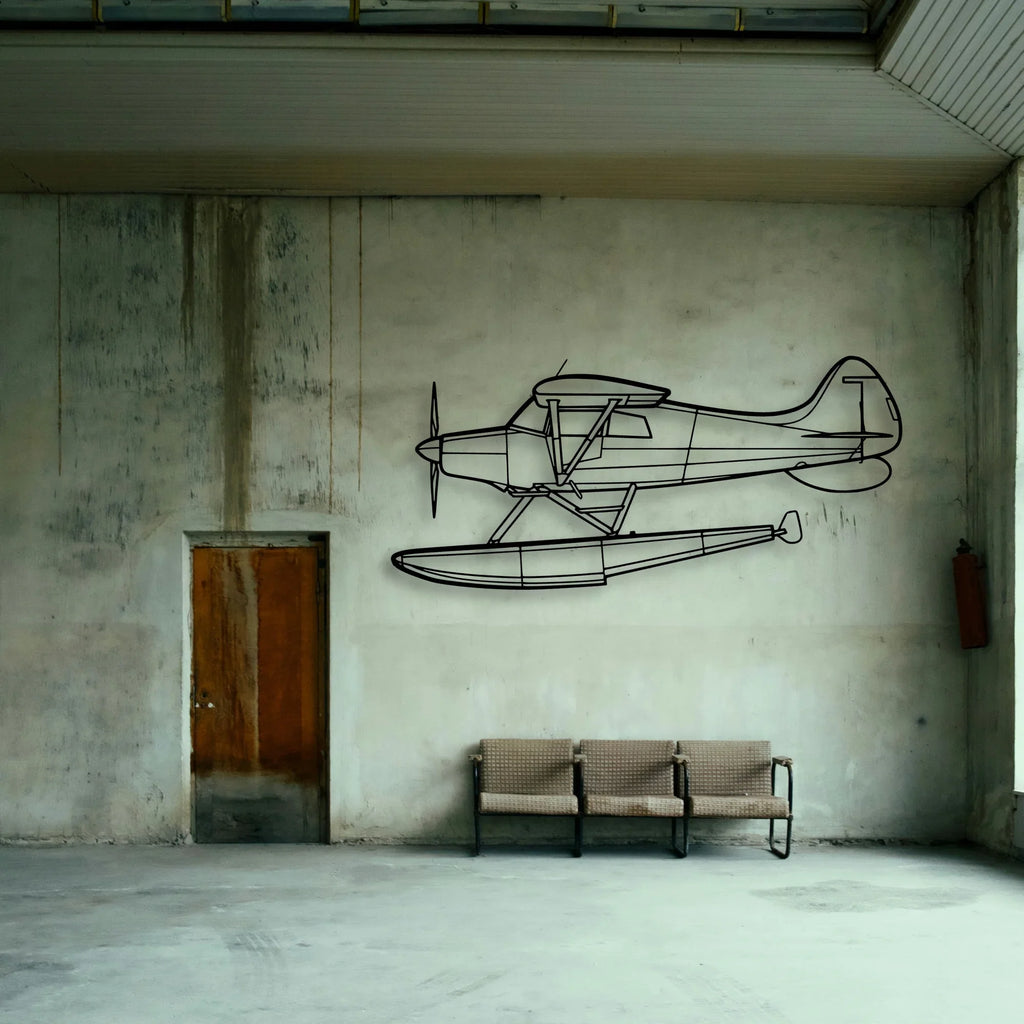 M 4 Classic Aircraft Silhouette Metal Wall Art - Tinvibe