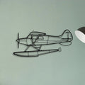 M 4 Classic Aircraft Silhouette Metal Wall Art - Tinvibe