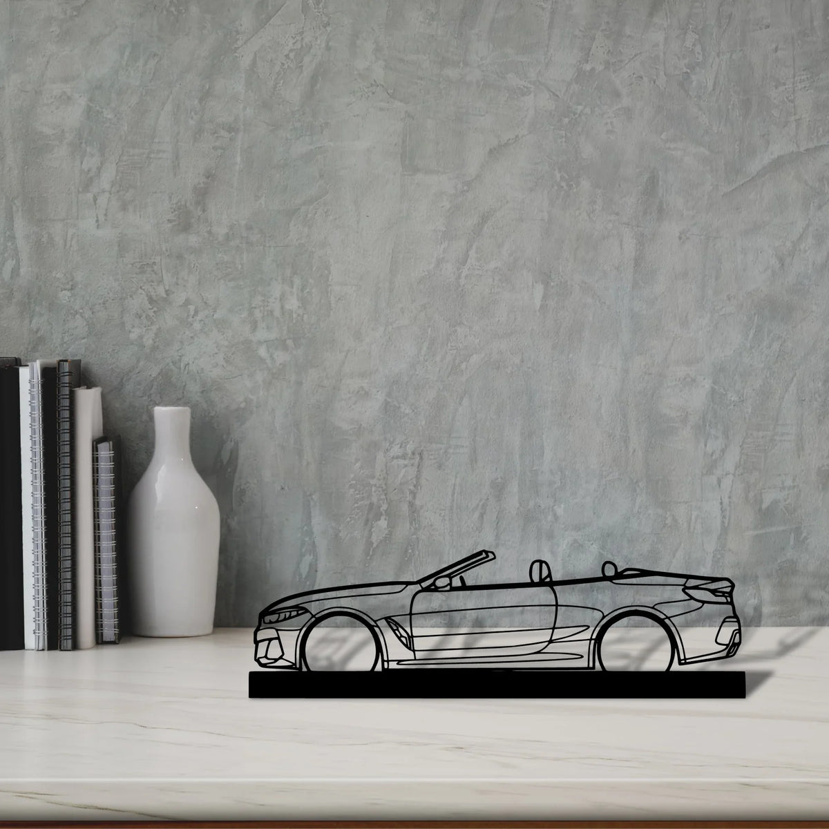 m850i-convertible Silhouette Metal Art Stand - Tinvibe